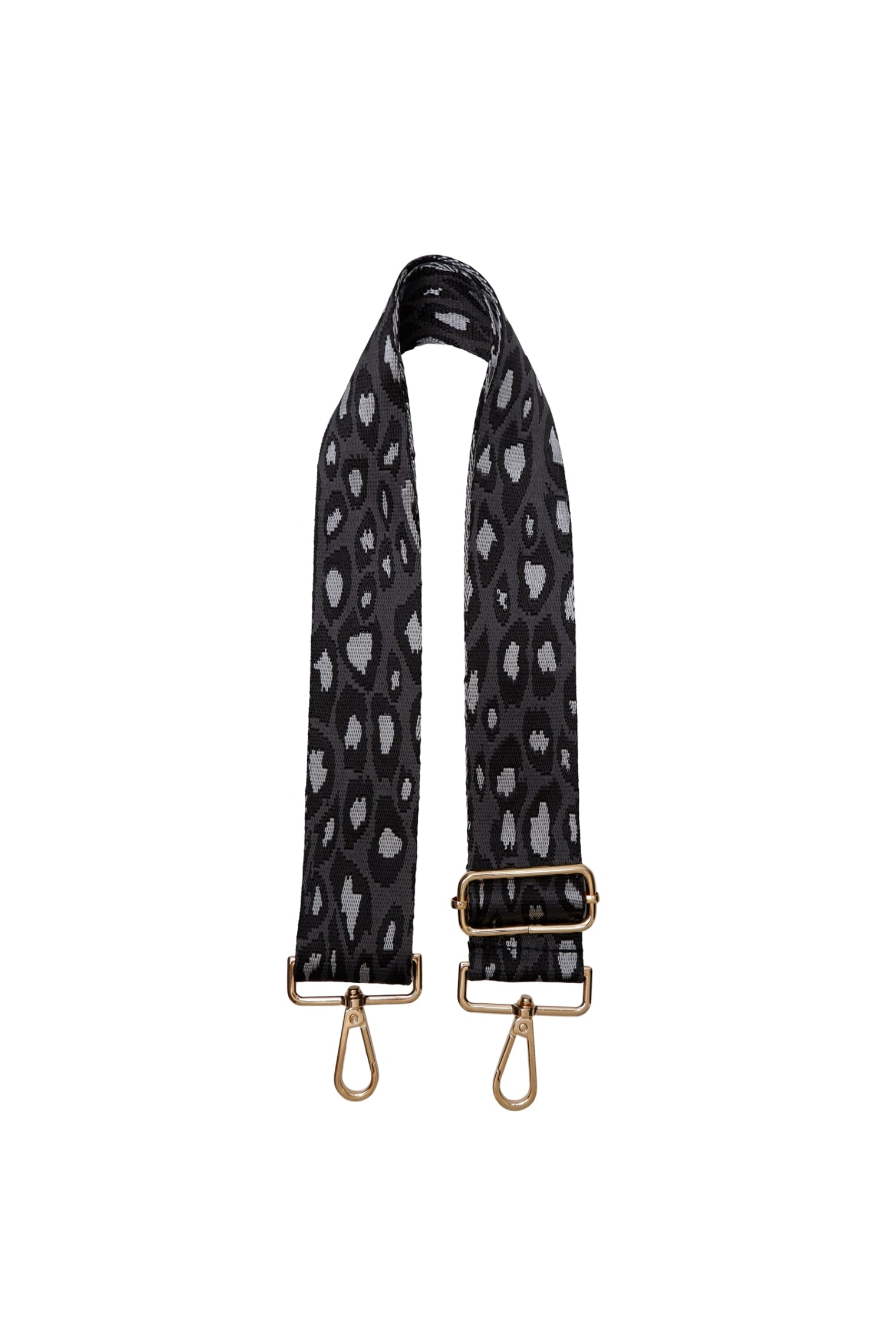 BCMABINA bagstrap - Dk. Grey Leo - Black Colour