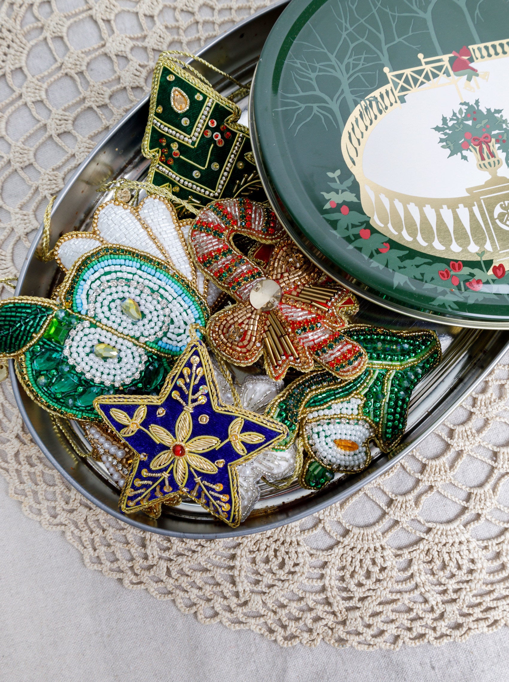 BCAPPLE christmas ornament - Green - Black Colour