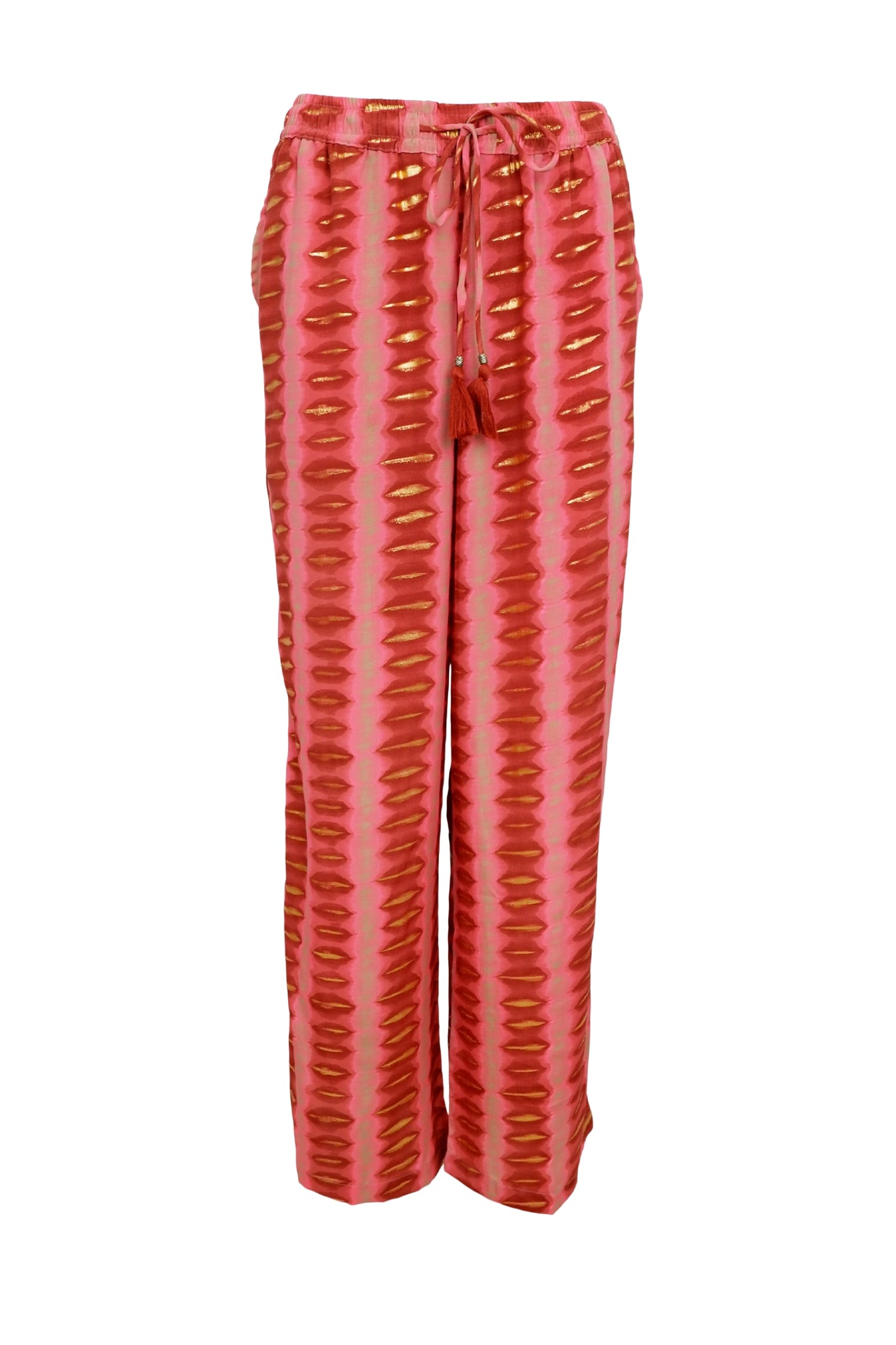 BCLUNA straight pant - Glow Berry - Black Colour