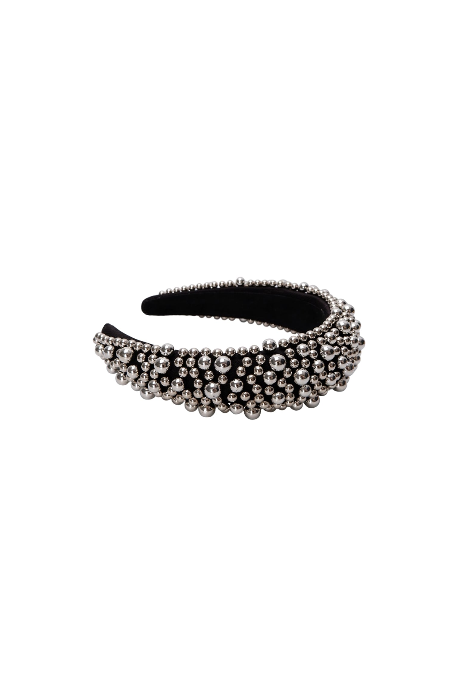 BCSHAFFER headband - Black/Silver Coloured - Black Colour