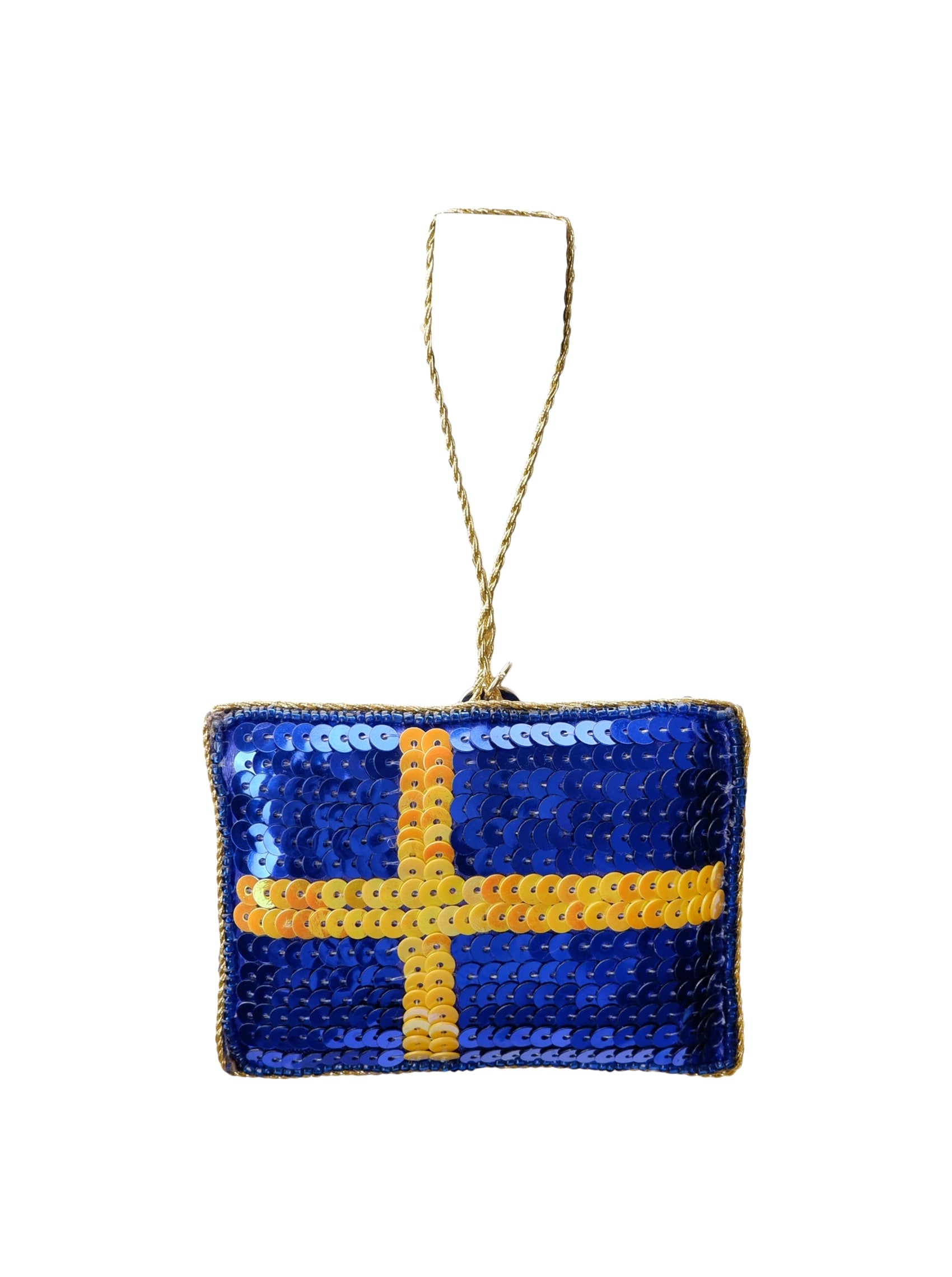 BCFLAG christmas ornament - Blue - Black Colour