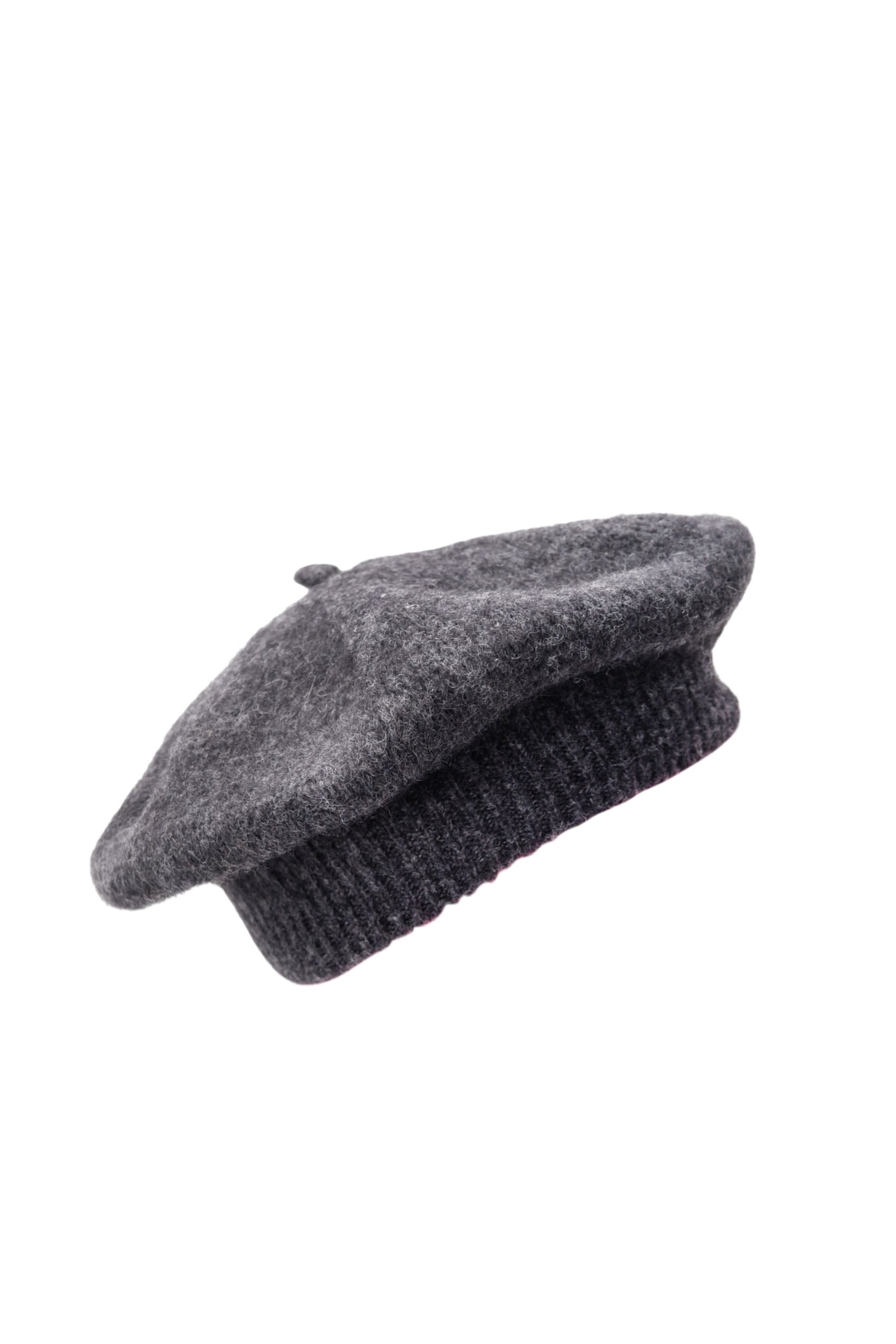 BCDELL baret - Dk. Grey Melange - Black Colour