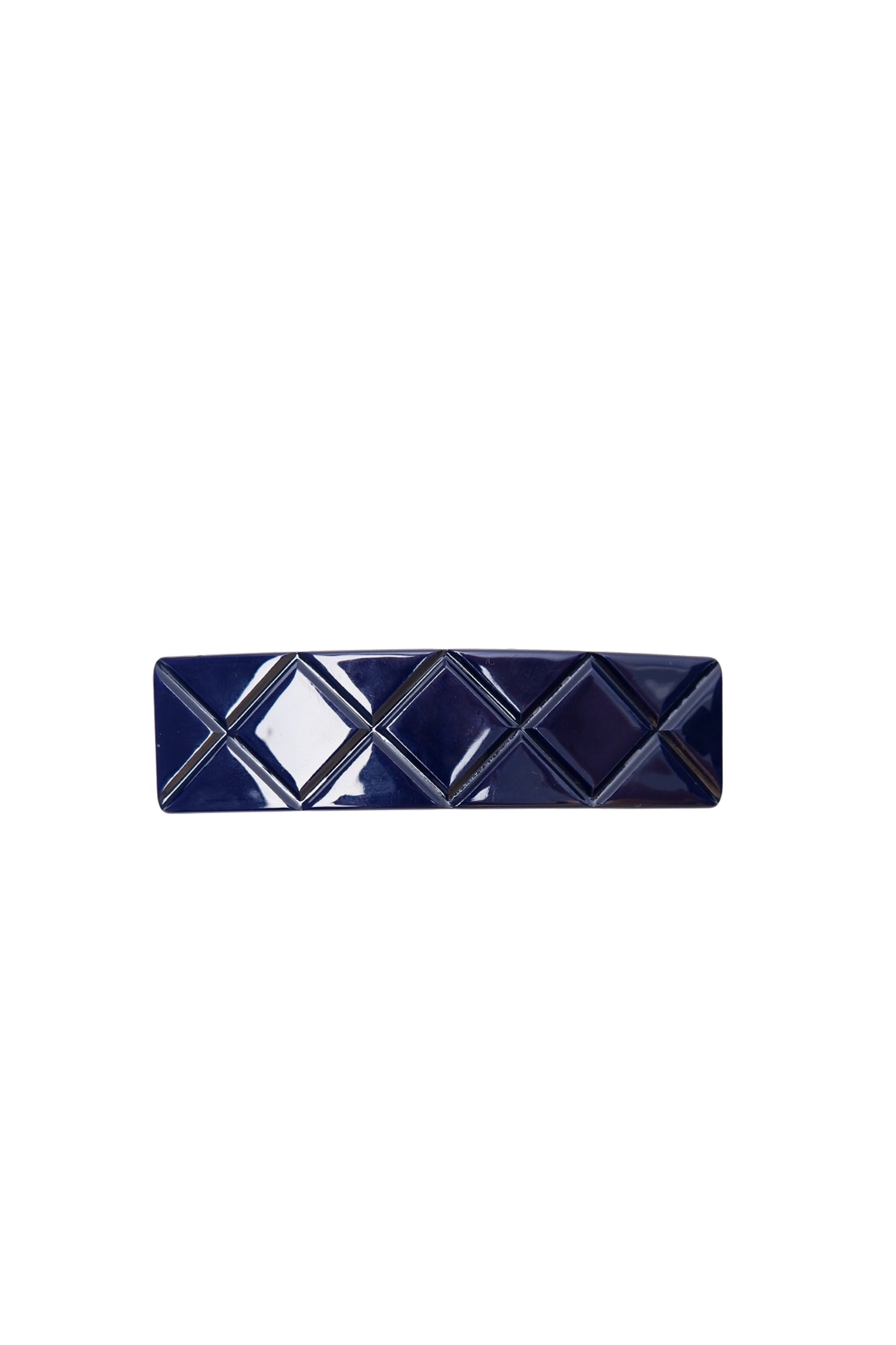BCSVEA glossy barette - Navy - Black Colour