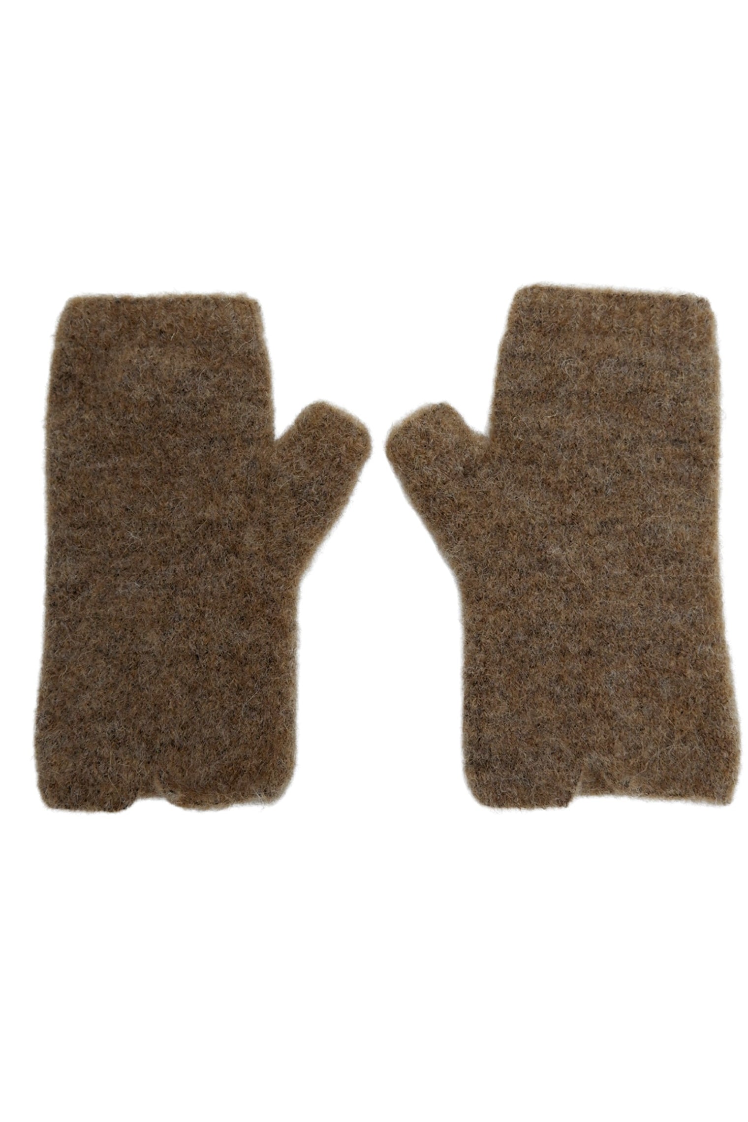 BCGINGER short handwarmers - Camel - Black Colour