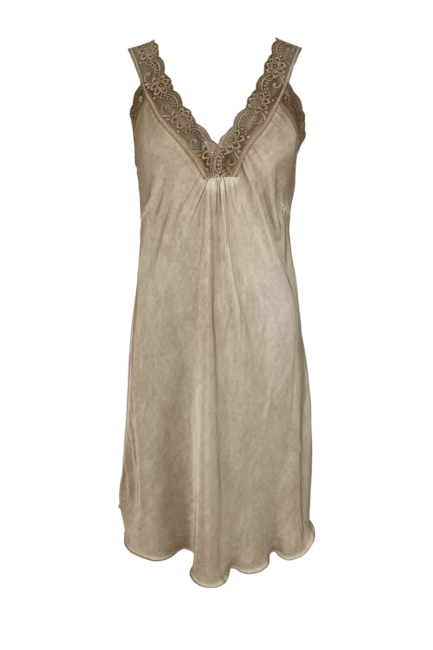 BCBEA slip dress VINTAGE DYED - Champagne - Black Colour