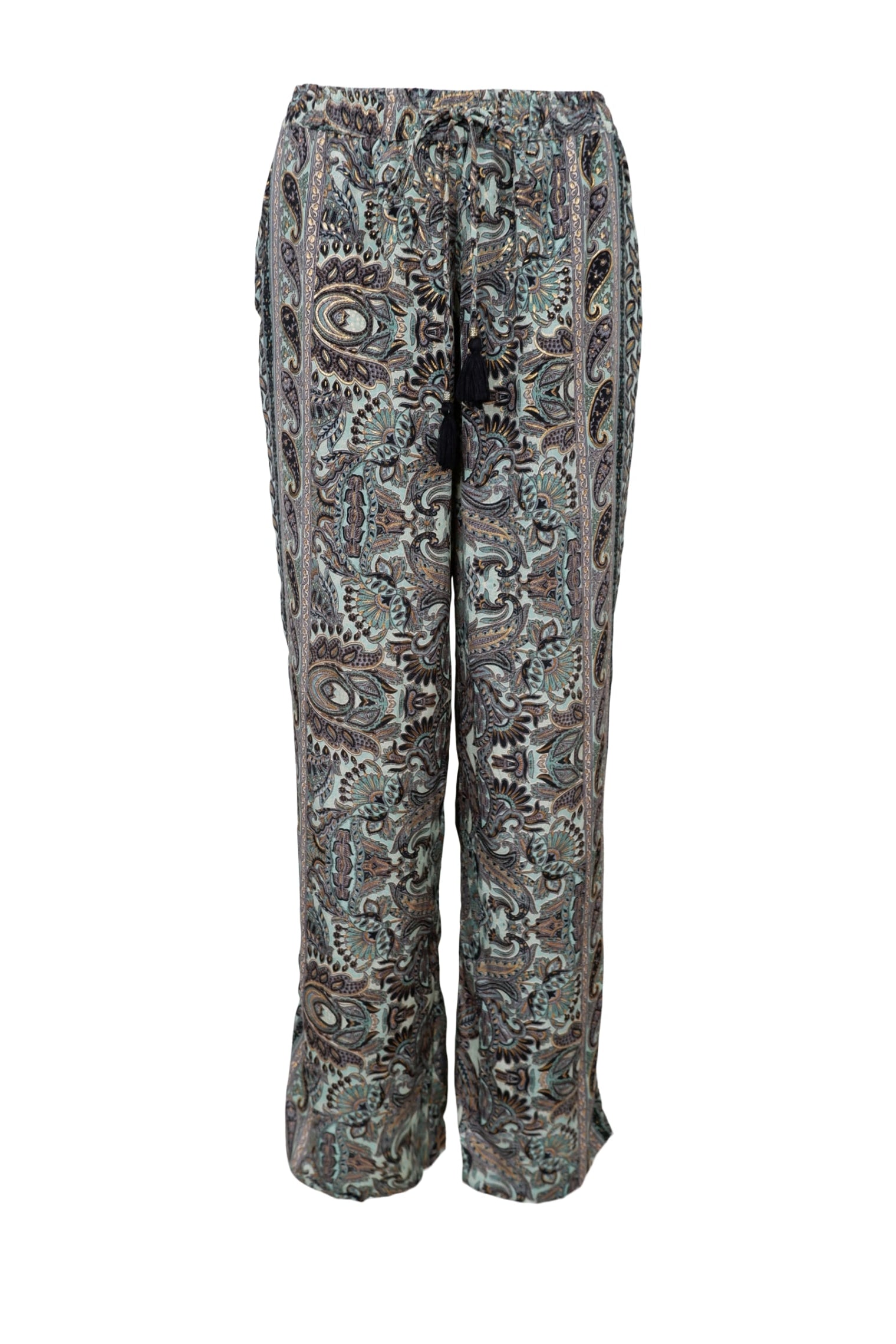 BCLUNA straight pant - Ice Green - Black Colour