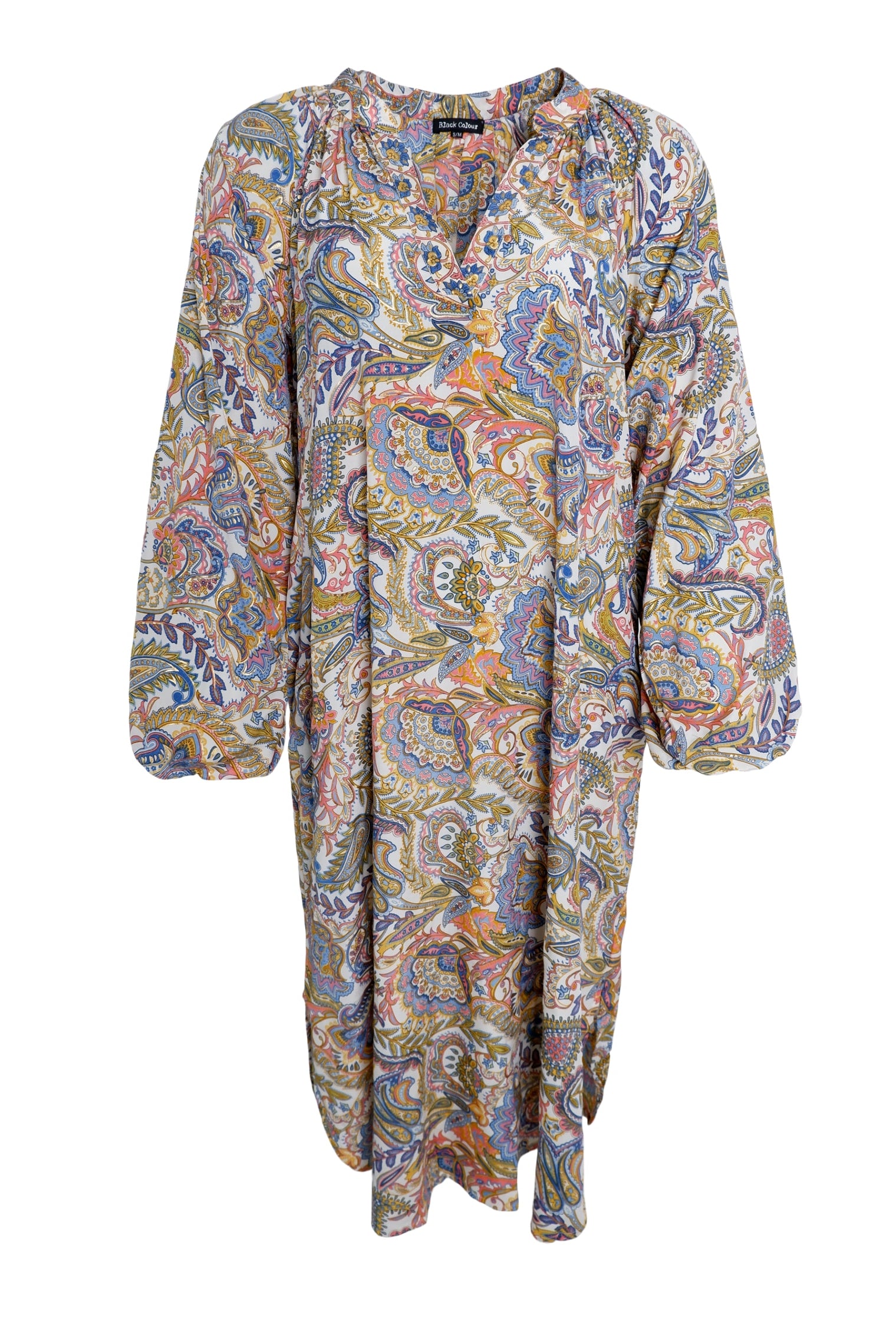 BCLUNA Nelly dress - Summer Garden - Black Colour