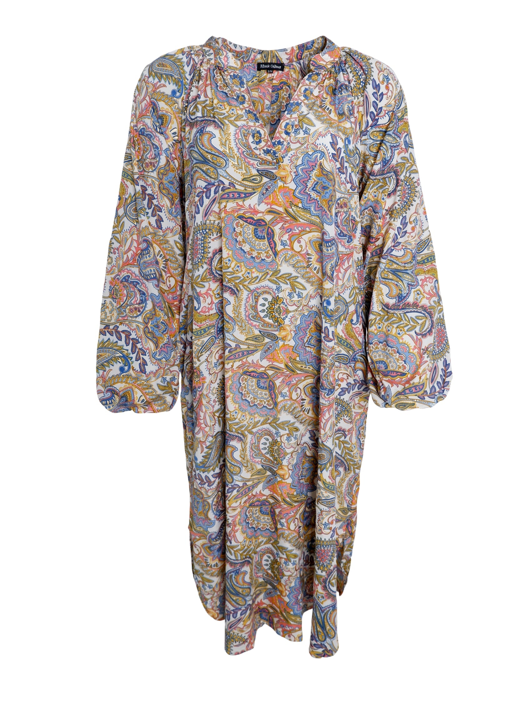 BCLUNA Nelly dress - Summer Garden - Black Colour