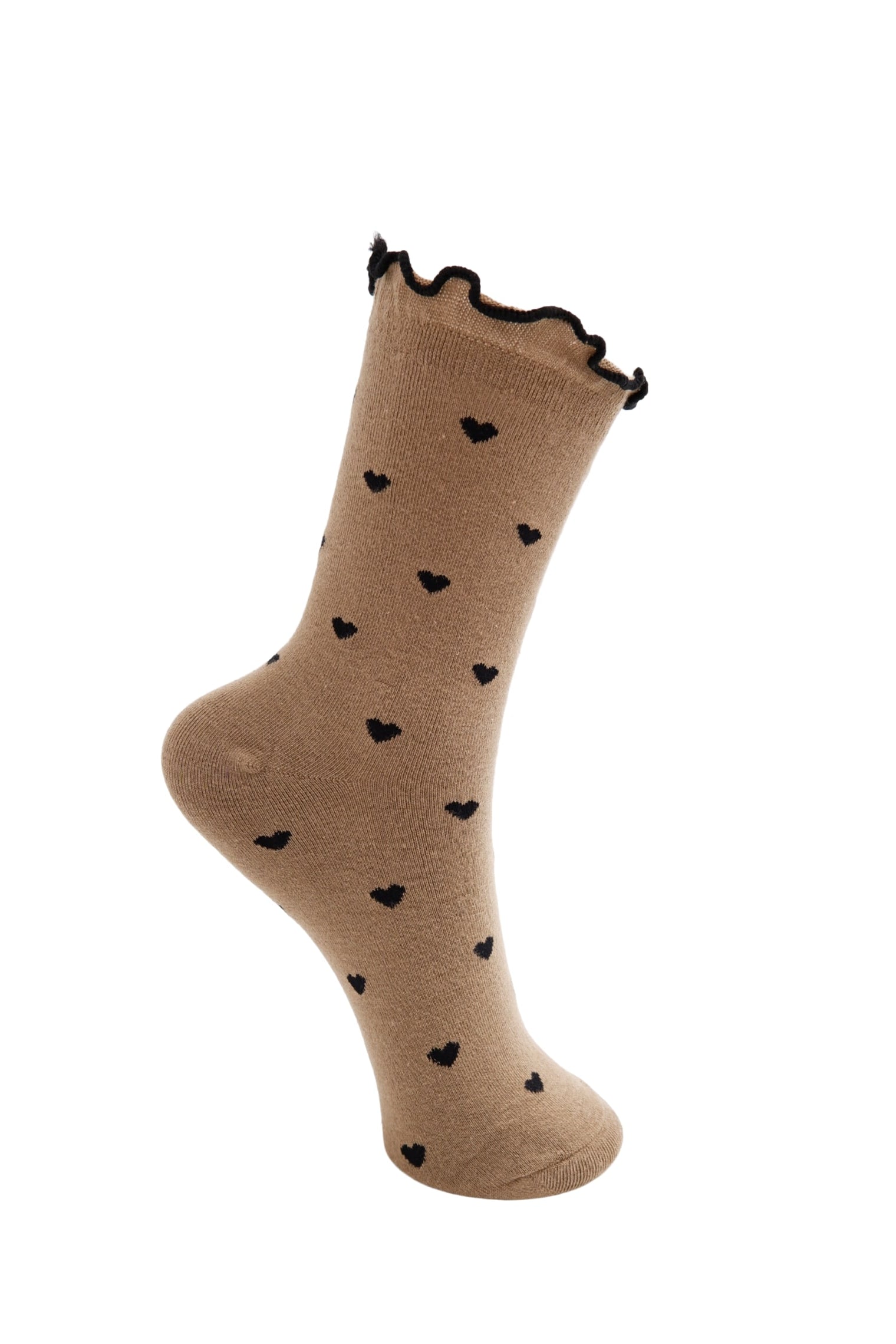 BCNERISSA sock - Khaki - Black Colour