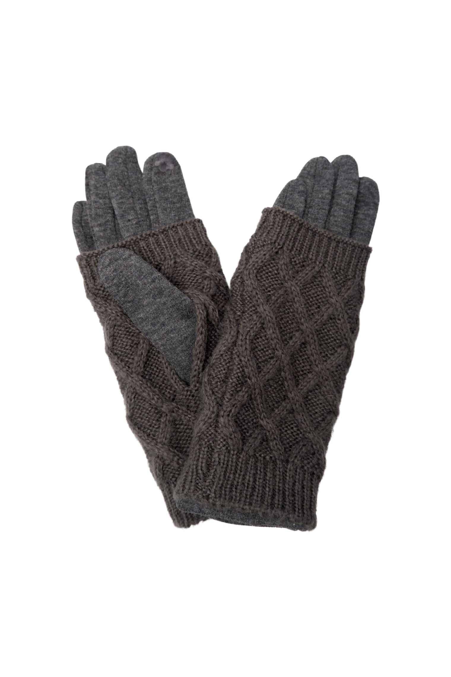 BCKAMMIE gloves - Dk. Grey - Black Colour