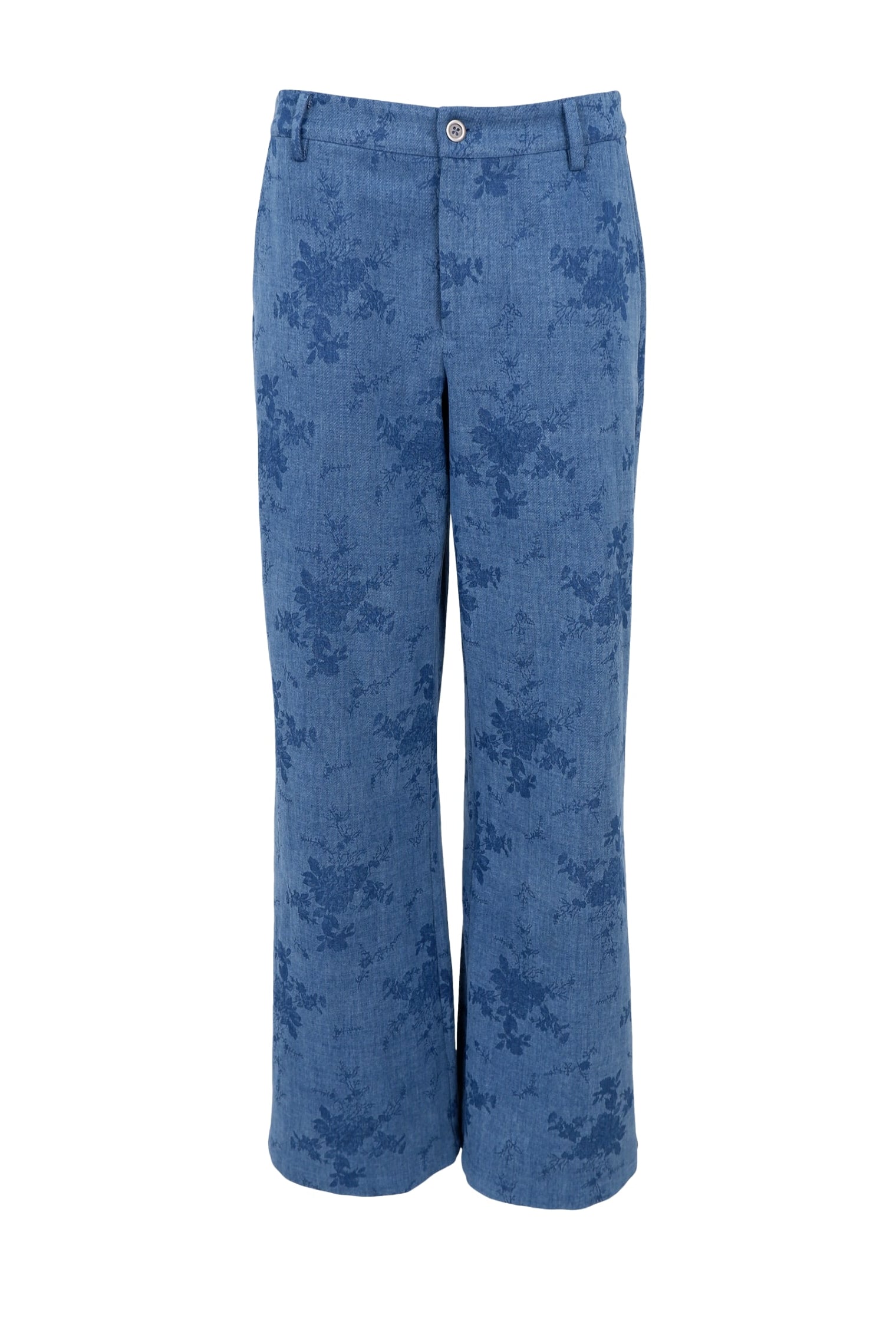 BCFIOLA box pant - Denim Blue - Black Colour