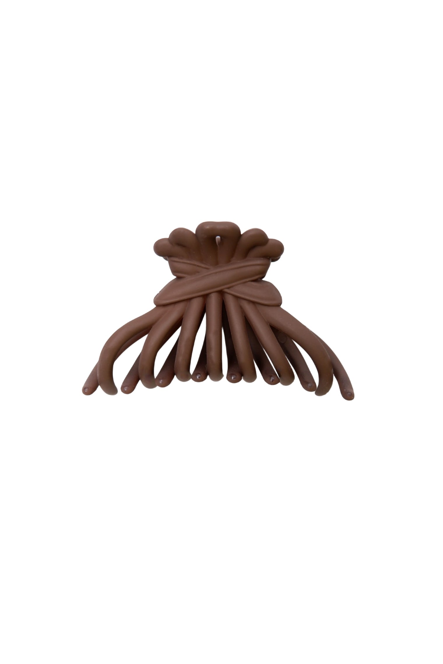 BCVENEDA medium matt hair claw - Coffee - Black Colour