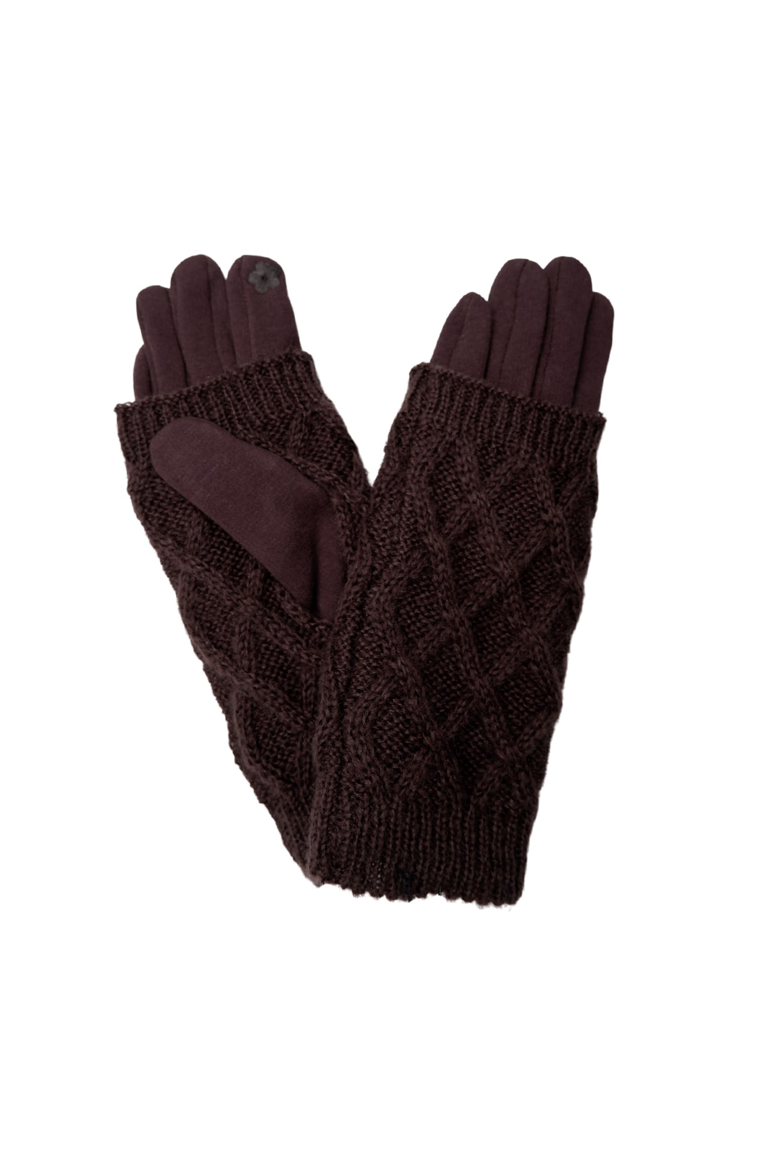 BCKAMMIE gloves - Mocca - Black Colour