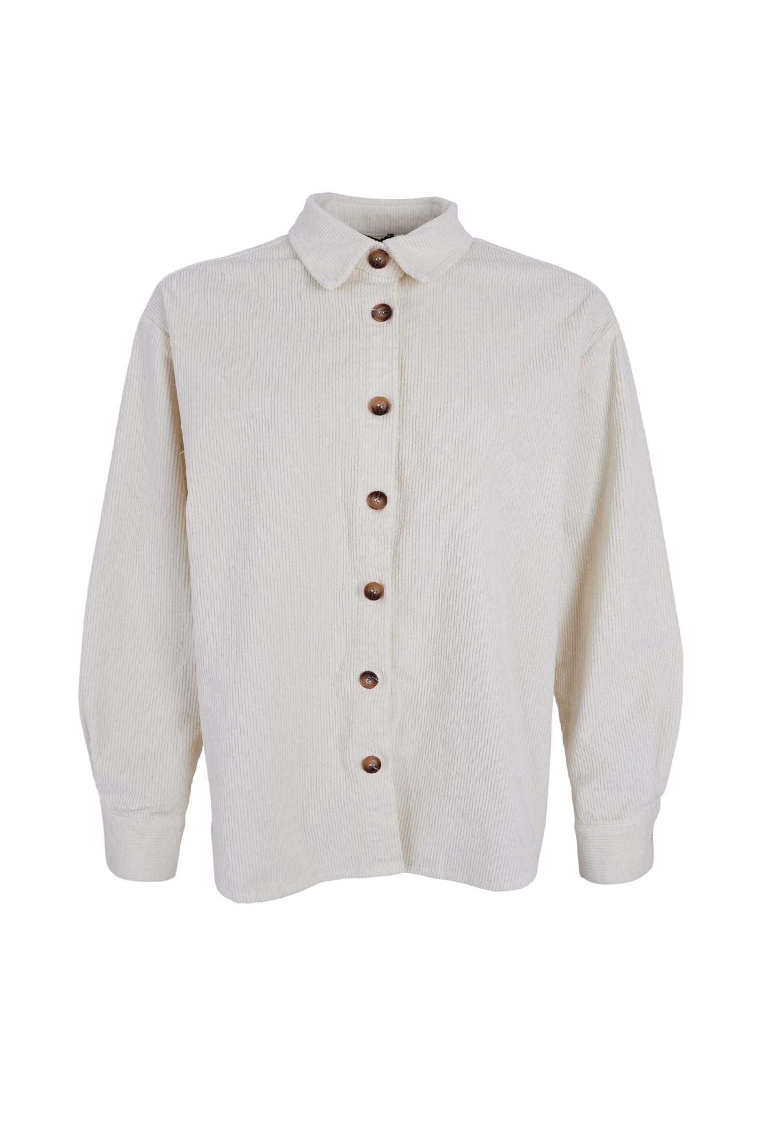 BCCORA corduroy shirt jacket - Off White - Black Colour