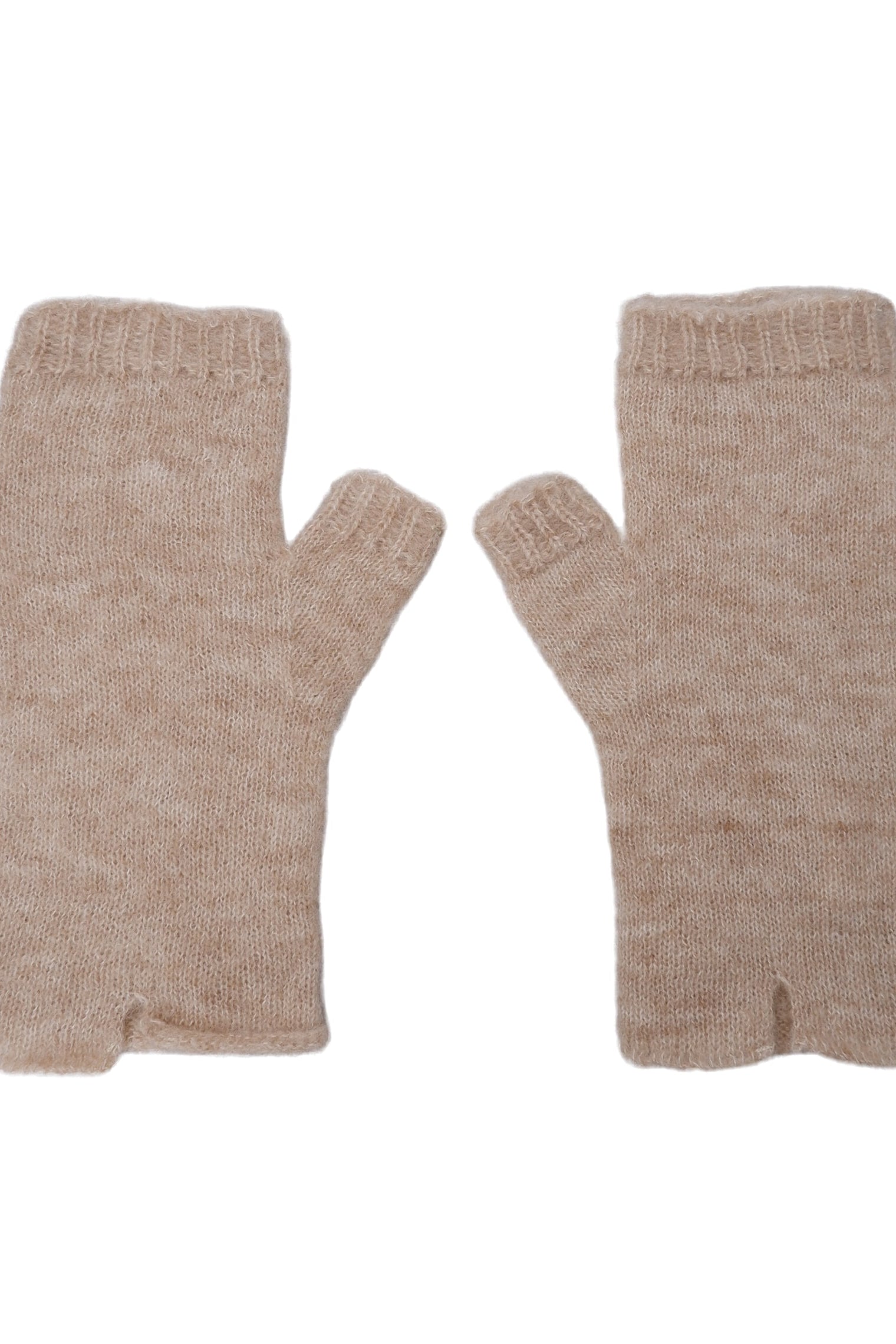 BCDELL short handwarmers - Natural - Black Colour