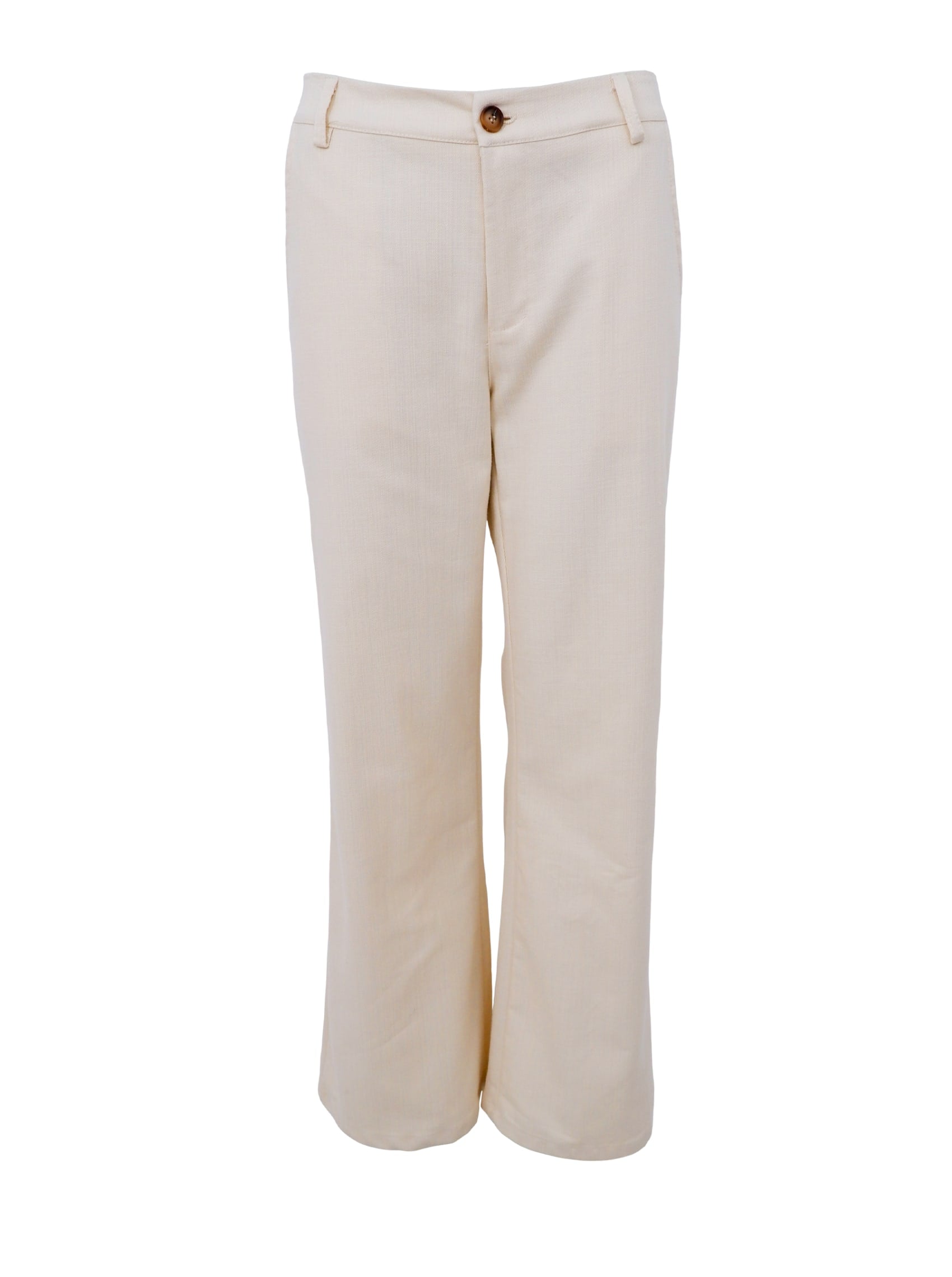 BCBOX pant - Off White - Black Colour