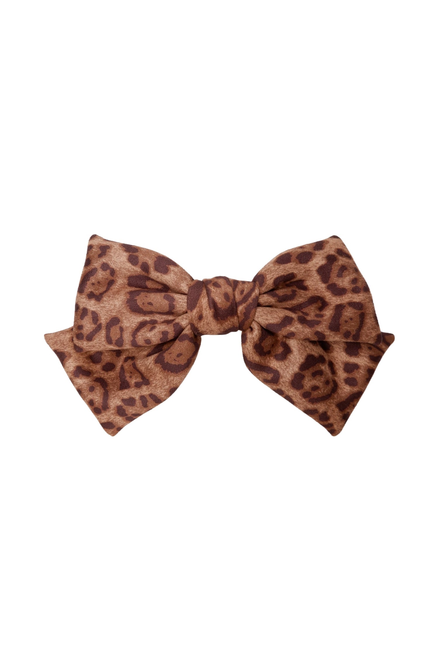 BCZELINDA big bow barette hair clip - Leopard - Black Colour