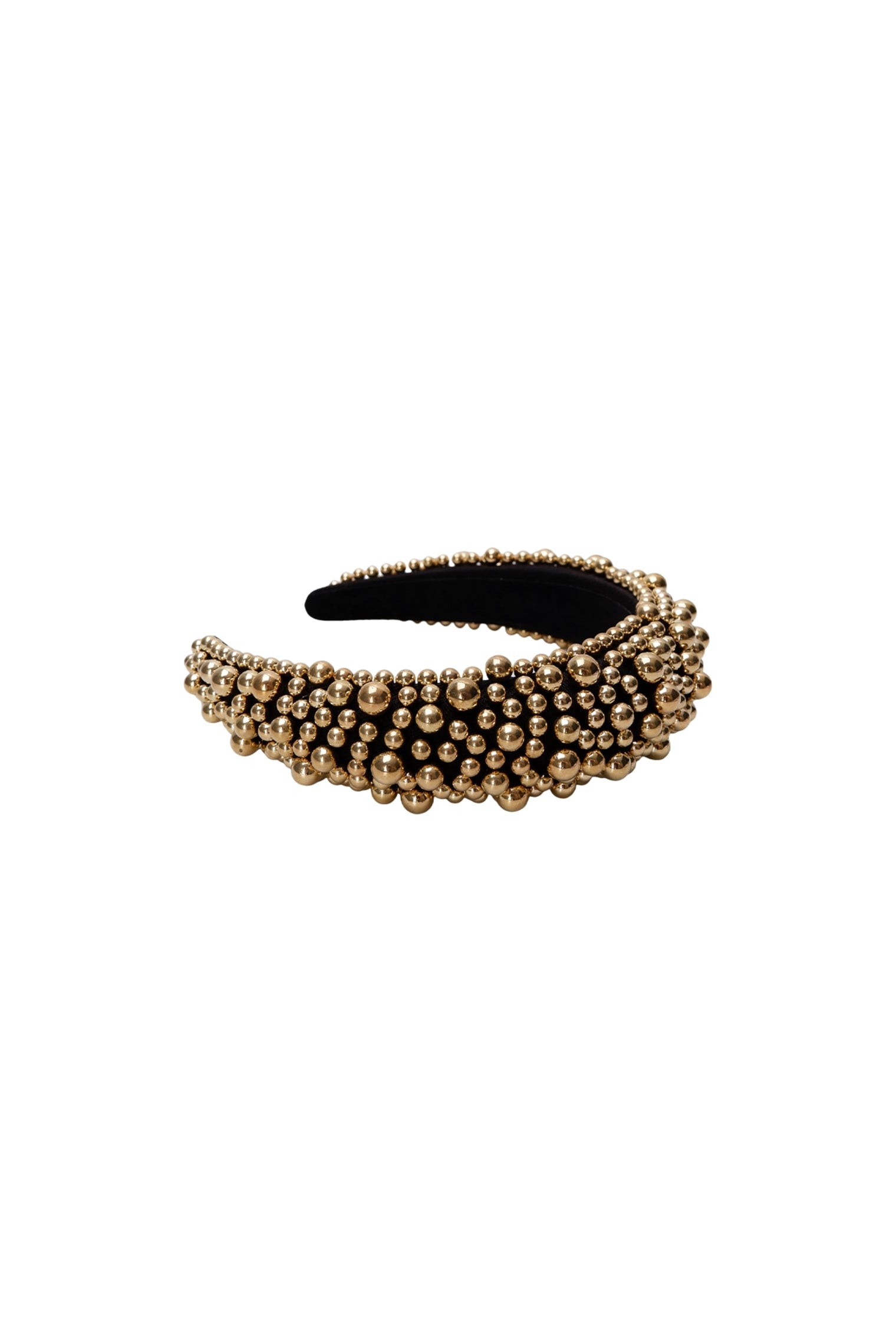 BCSHAFFER headband - Black/Gold Coloured - Black Colour