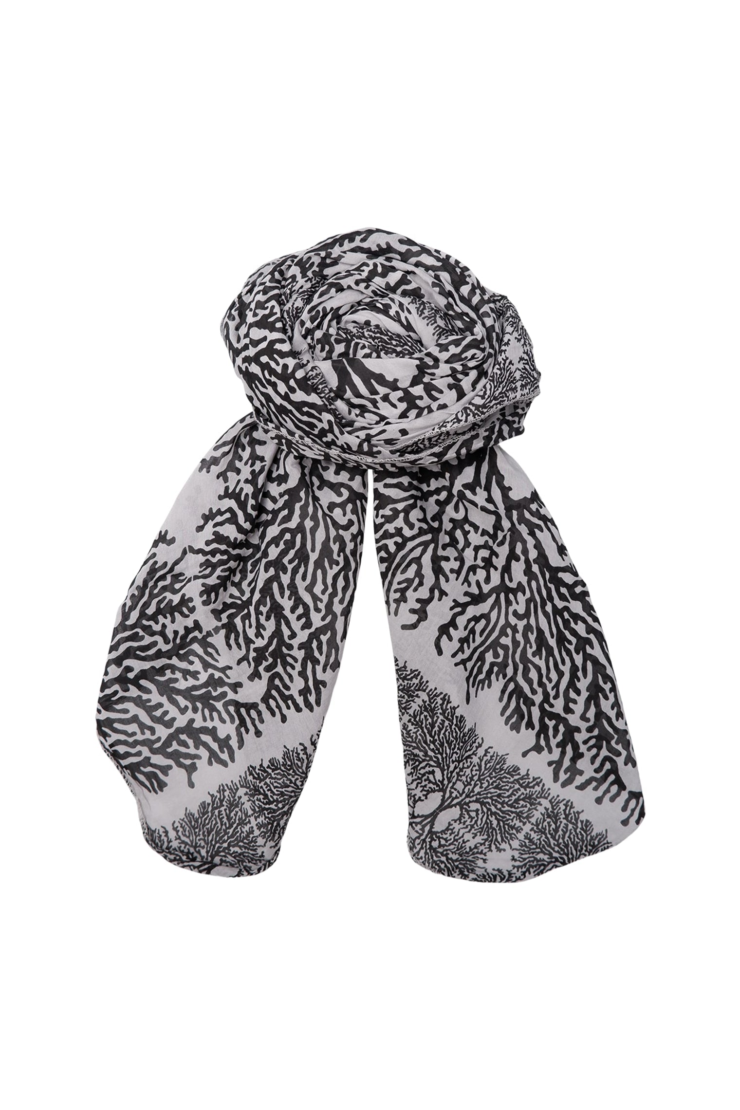 BCLISA scarf - Lt. Grey - Black Colour