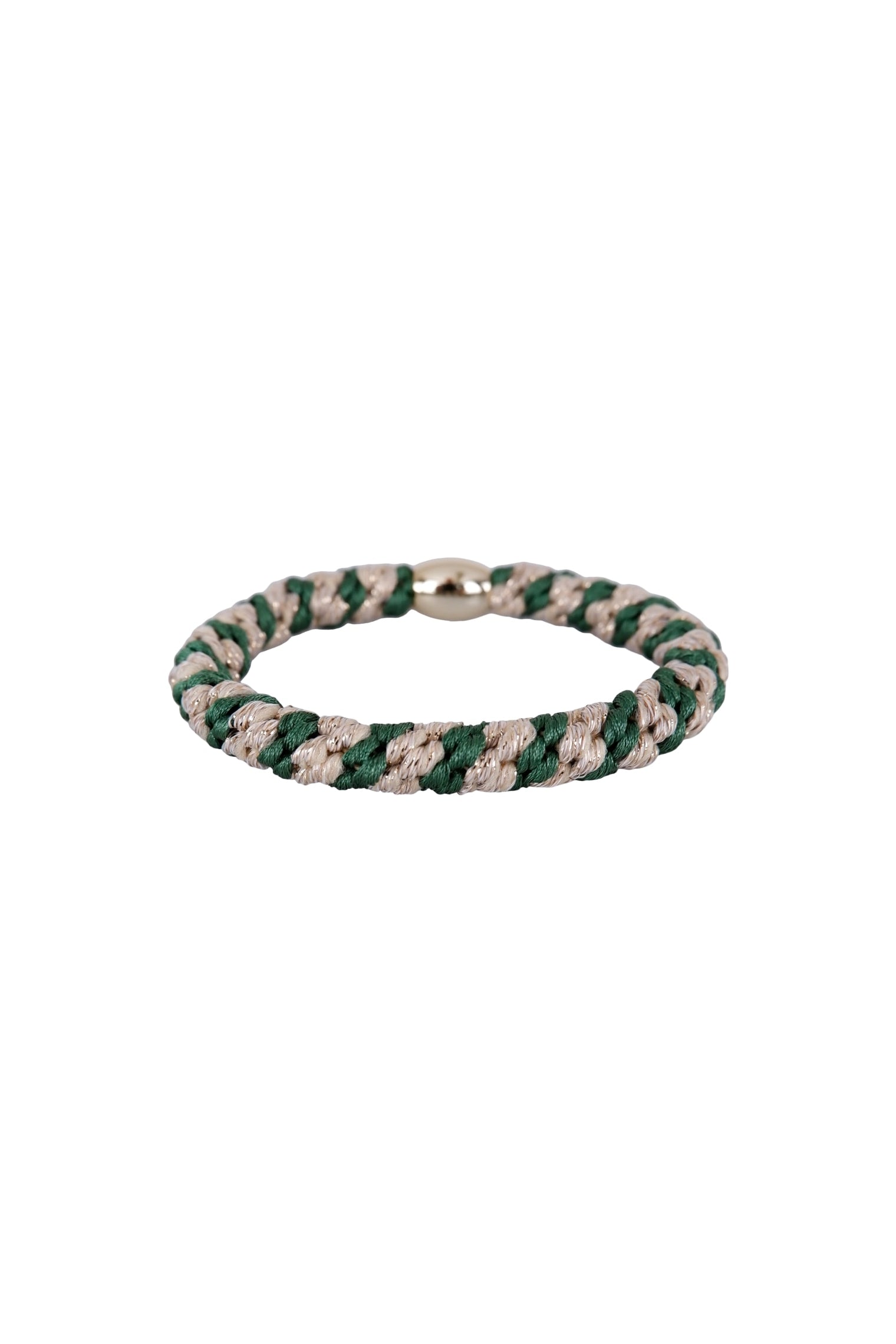 BCKALLY gold coloured bead elastic - Pinetree Gold Coloured - Black Colour