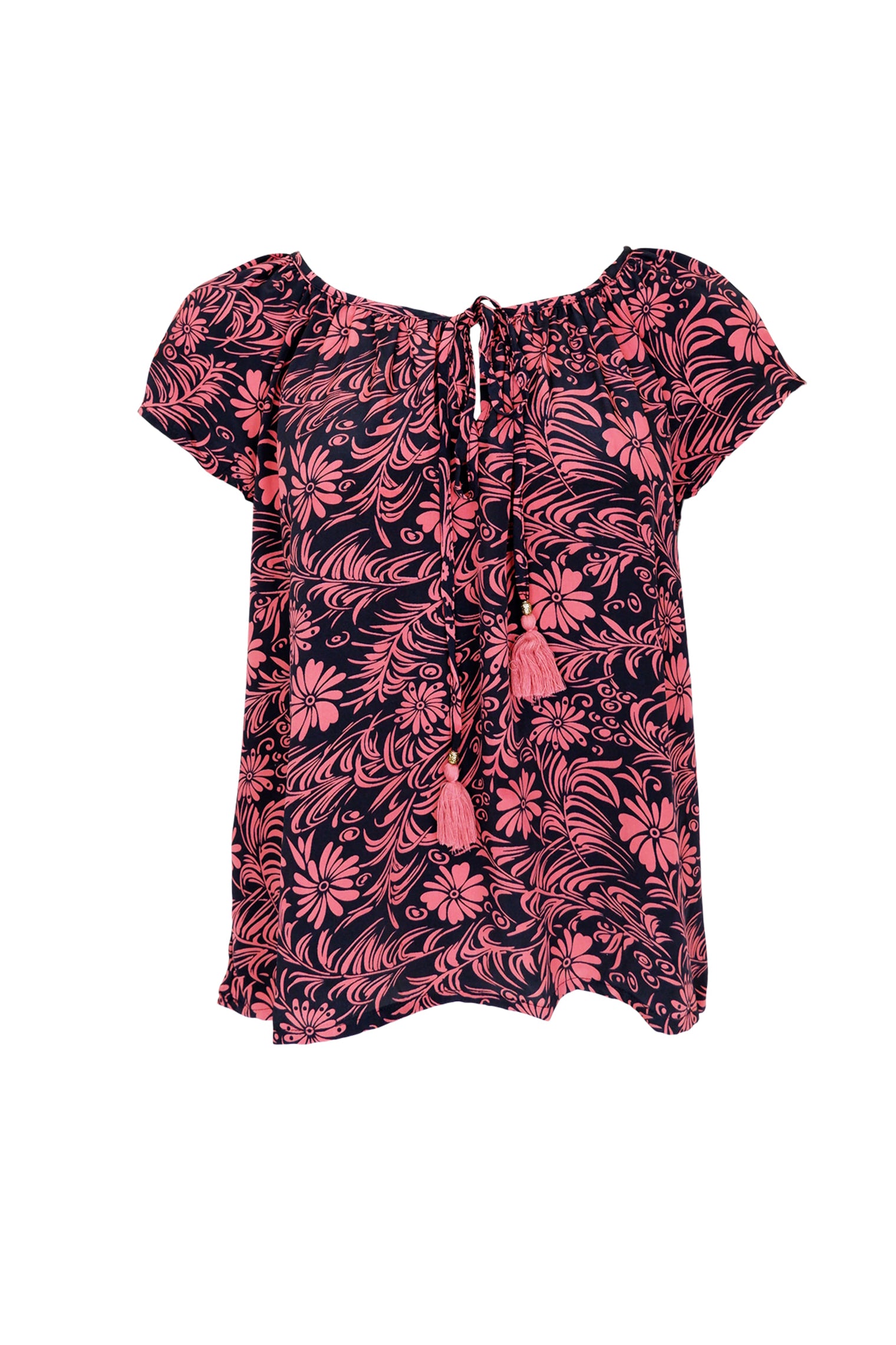 BCLUNA Dana blouse - Midnight Rose - Black Colour