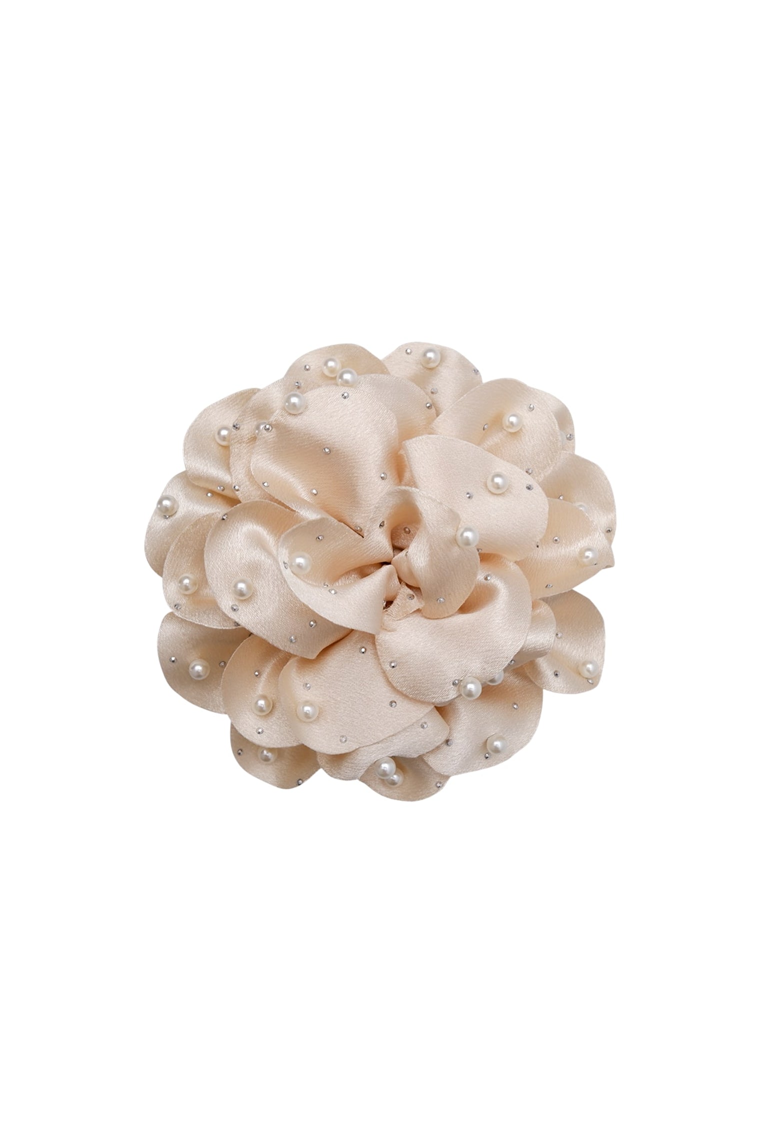 BCKIMMI mega flower brooch - Champagne - Black Colour