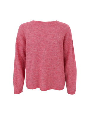 BCDELL LS Strickpullover - Beere