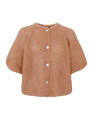 BCBJOERK Patentstrick-Cardigan – Camel