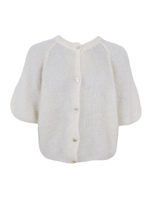 BCBJOERK Lackstrick-Cardigan – Off-White