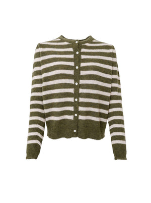 BCDELL Puff-Cardigan - Army