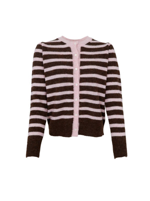 BCDELL Puff Cardigan - Braun