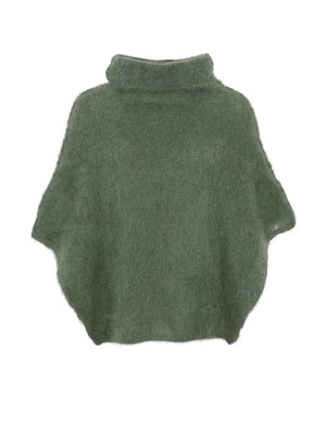 BCBJOERK Rollkragenponcho – Army