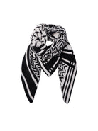BCBEX triangle scarf - Off White - Black Colour