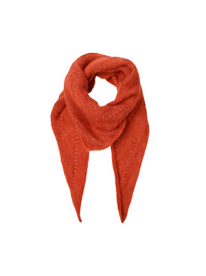 BCDELL gestrickter Mini-Schal - Rust