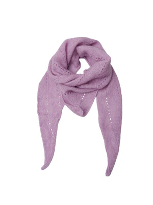 BCDELL gestrickter Minischal - Lavendel