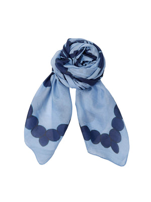 BCKIRSTINE Seidenschal - Jeansblau