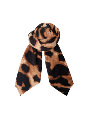 BCFELINA Leo-Schal - Brauner Leo
