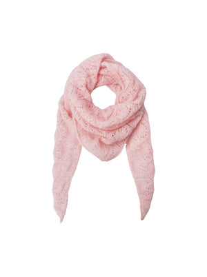 BCDELL Mini-Schal mit Nadelstichmuster - Rose