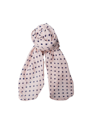BCPICCOLO Schal – Rose Navy Dot