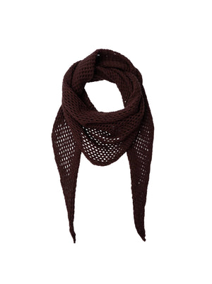 BCGALE Strickschal aus Baumwolle - Coffee
