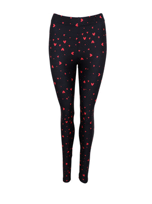 BCLYNN Leggings - Schwarz Rotes Herz