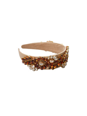 BCDAPHNE Strass-Stirnband - Golden