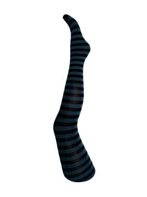 BCRIGA striped tight - Green Stripe - Black Colour