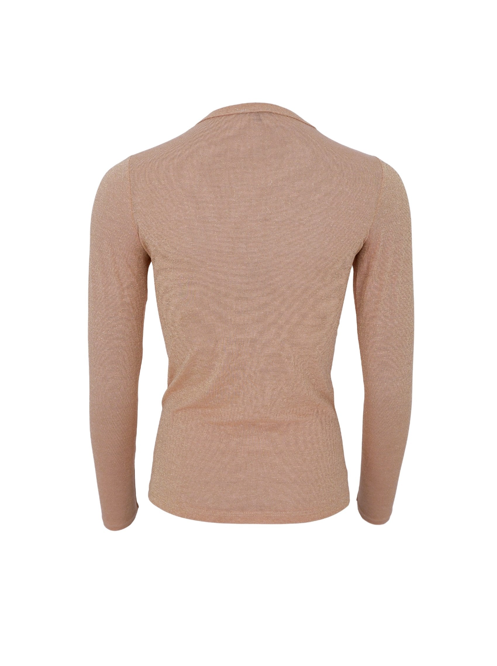 BCFAYE Lurex Blouse - Powder - Black Colour