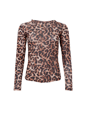 BCANNIE Netzbluse - Brown Leo