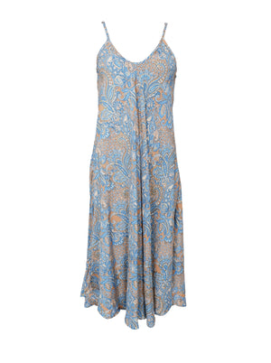 BCLUNA Trägerkleid - Golden Aqua