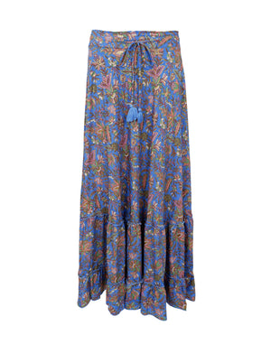 BCLUNA Maxi-Rüschenrock – Violettblau