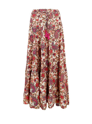 BCLUNA Maxi-Rüschenrock – Vivid Rouge