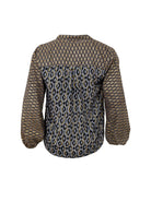 BCLUNA blouse - Grey Multi - Black Colour