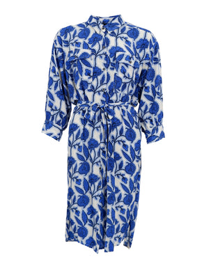 BCLUNA Hemdblusenkleid mit Tasche – Urban Blue